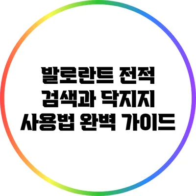 발로란트 전적 검색과 닥지지 사용법 완벽 가이드